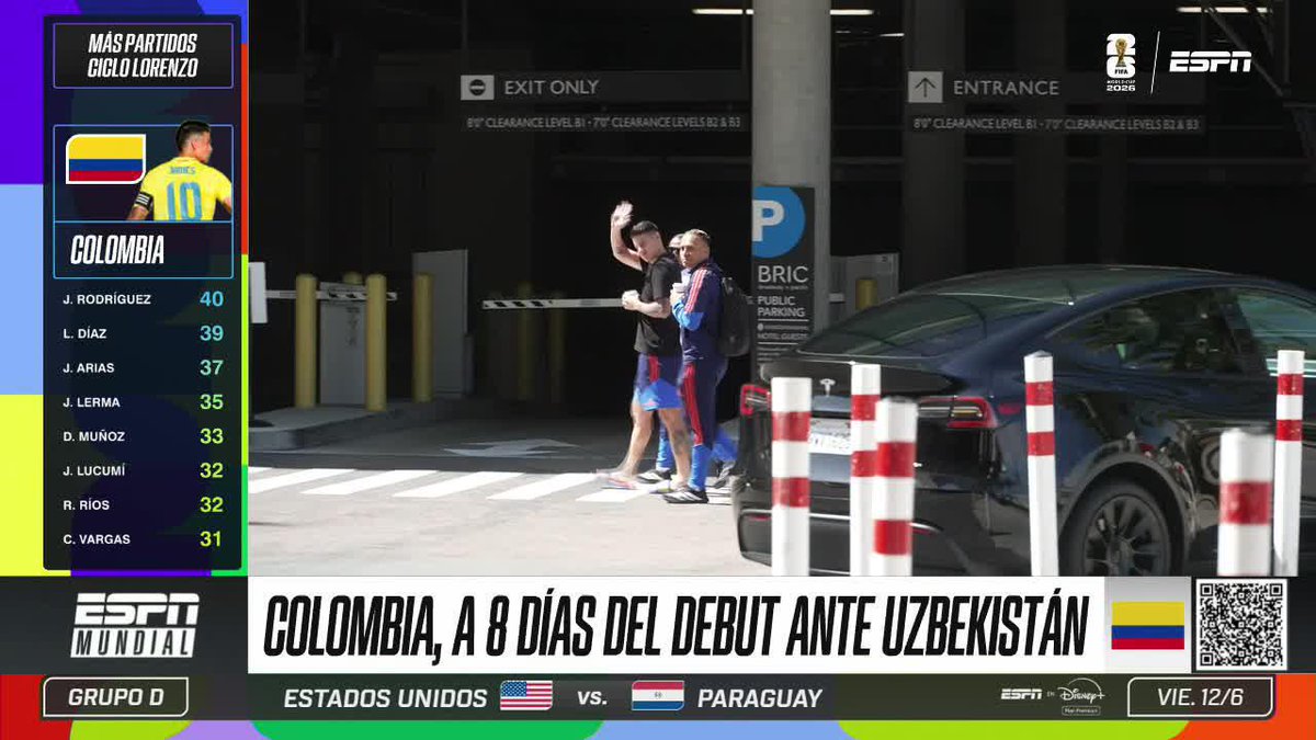 📹👋¡SALUDO DE LUJO DEL CAPITÁN! James vio la cámara... y dejó este saludo para todos los que viven el fútbol junto a ESPN🇨🇴 #ESPNMundial #FIFAWorldCup 📺 Mira los mejores partidos de la #FIFAWorldCup por ESPN, en el Plan Premium de Disney+ Latinoamérica
