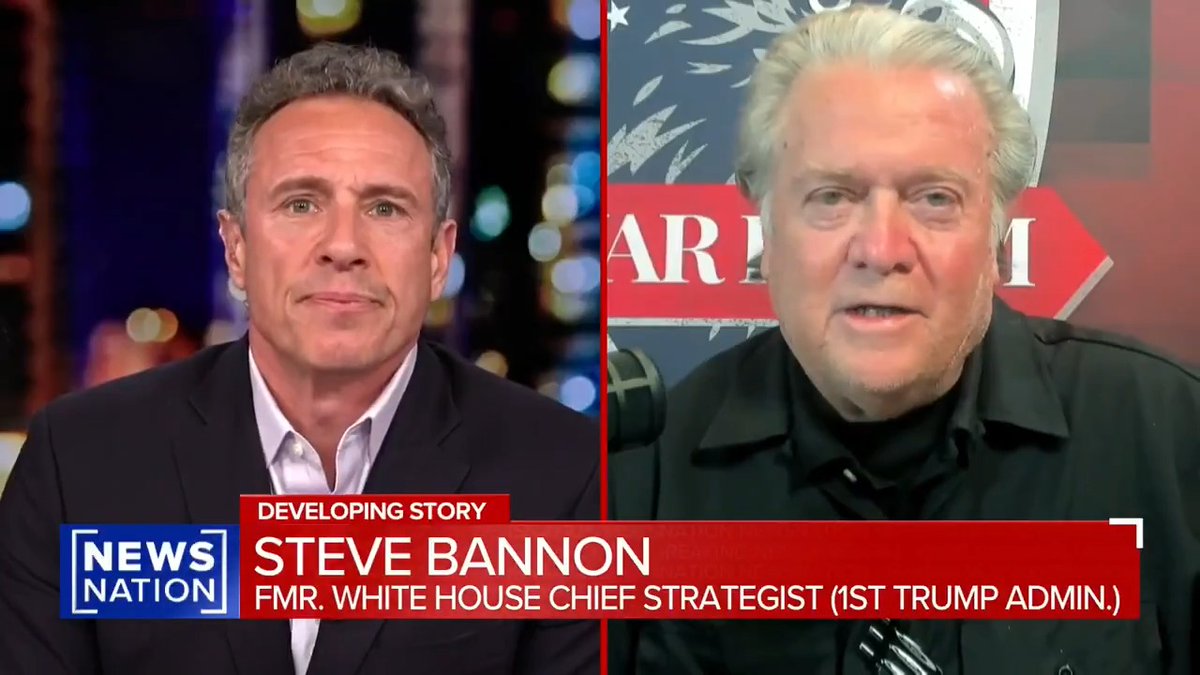 Steve Bannon: I'm a firm believer that Trump will run and win again in 2028. Q: But he's term limited. How would he get another term? Bannon: We're working on it