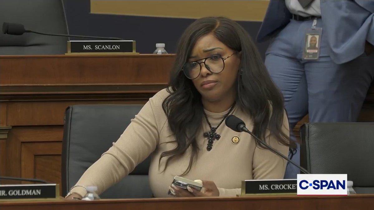 .Congresswoman Jasmine Crockett Crockett reads past statements by Charlie Kirk.