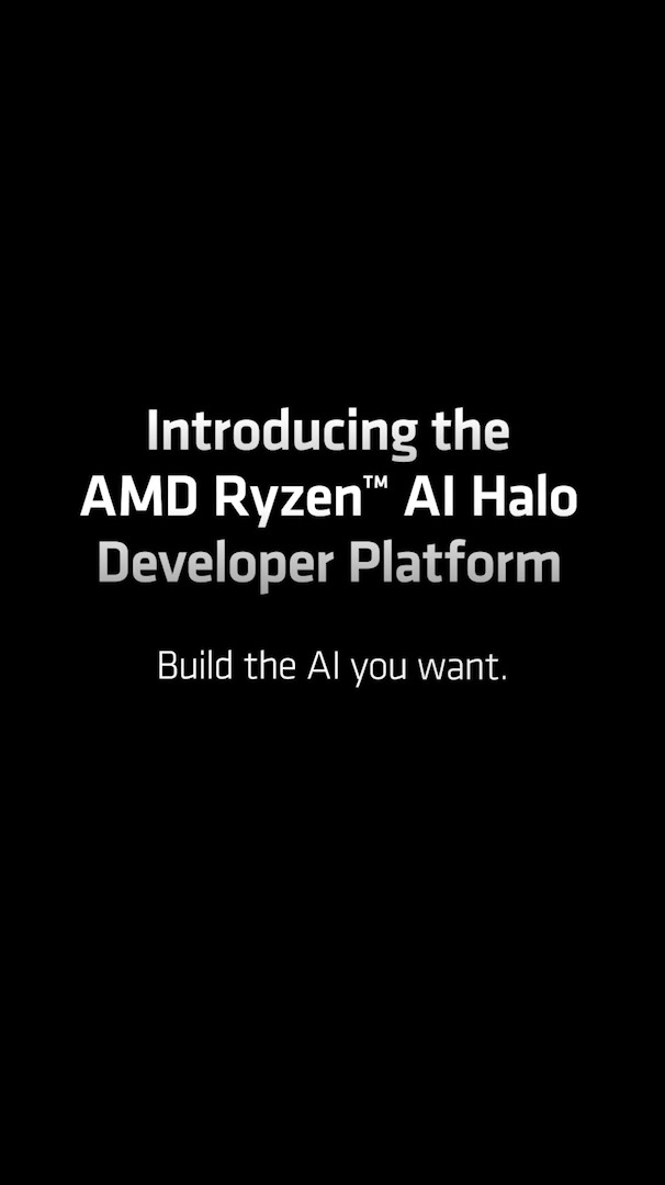 The ultimate local AI developer platform is here. AMD Ryzen AI Halo presale is now live! Built for #AMDevs, Ryzen AI Halo delivers the performance, memory, and AI capabilities needed to build, test, and run agentic AI, generative AI, LLM applications, and more locally. Reserve yours now: