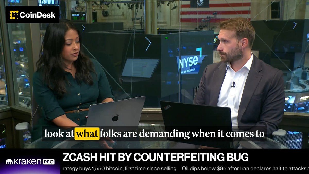 🎥 James Seyffart says one of the hidden benefits of the ETF wrapper is anonymity. “You don't know who's buying these things.” “An institution can come in and come out as quickly as they want, and no one will know.” Thank you to our sponsor Kraken