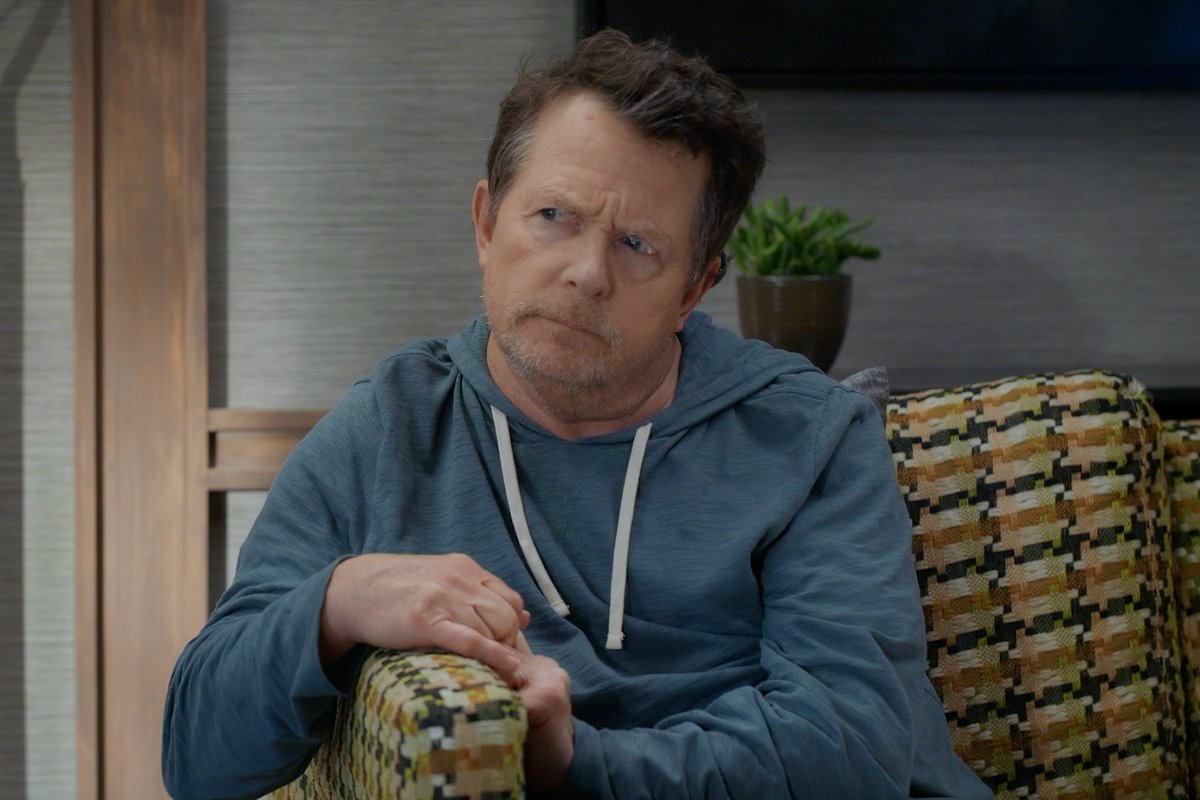 Envisioning a beautiful birthday for Michael J. Fox. #Shrinking — Now Streaming