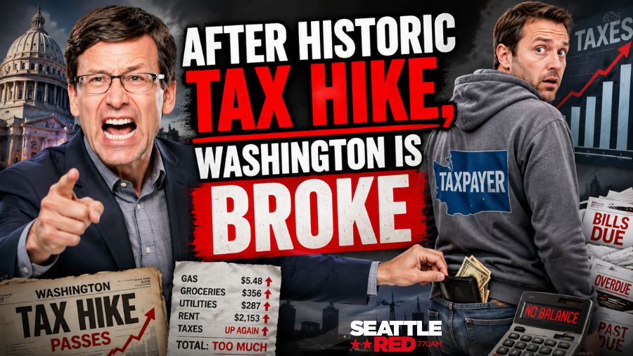 Bob Ferguson just admitted Washington is staring down another massive budget shortfall, less than a year after signing the biggest tax hike in state history. His own budget office is calling it the "most challenging budget" cycle ever. Where did all that tax money go?