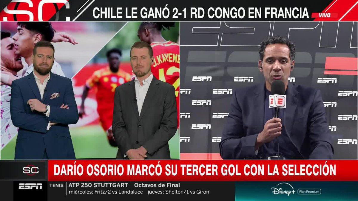 "HAY UN DARÍO OSORIO QUE TIENE UN PASO DISTINTO AL RESTO" Jean Beausejour destacó el trabajo del volante del Midtjylland en estos amistosos de La Roja: "Aunque fueron chispazos, uno se da cuenta del potencial que tiene" ▶️ Mira #SportsCenter en el Plan Premium de #DisneyPlus.