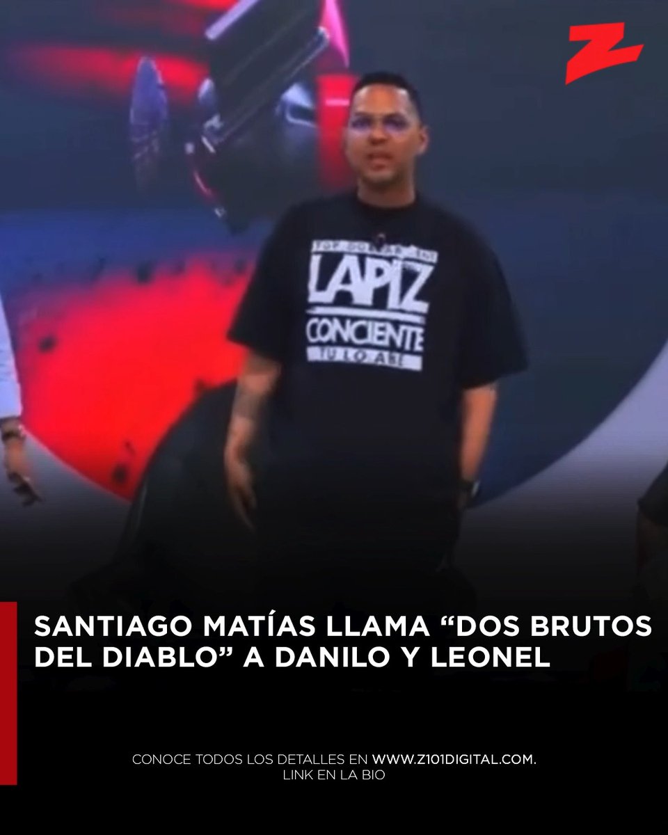 🎙️🇩🇴 El comunicador Santiago Matías protagonizó un nuevo momento de controversia al emitir fuertes críticas contra los expresidentes Danilo Medina y Leonel Fernández durante una transmisión en vivo. Matías reaccionaba a temas relacionados con la situación política nacional cuando expresó comentarios dirigidos a ambos dirigentes, generando de inmediato numerosas reacciones en redes sociales. Las declaraciones han provocado opiniones divididas entre seguidores y detractores del comunicador, mientras el video continúa circulando ampliamente en distintas plataformas digitales. Amplía la información en Link en la Bio 👆🏻 #SantiagoMatias #Alofoke #LeonelFernandez #DaniloMedina #PoliticaRD #RepublicaDominicana #Actualidad #Z101 #ZDigital