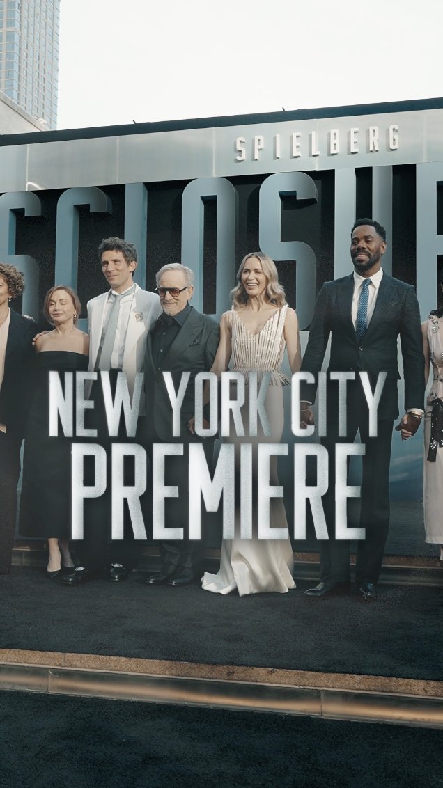 World-changing truths and pure wonder—made for the big screen. Thank you, New York City. See Disclosure Day in theaters this Friday. Get tickets now: