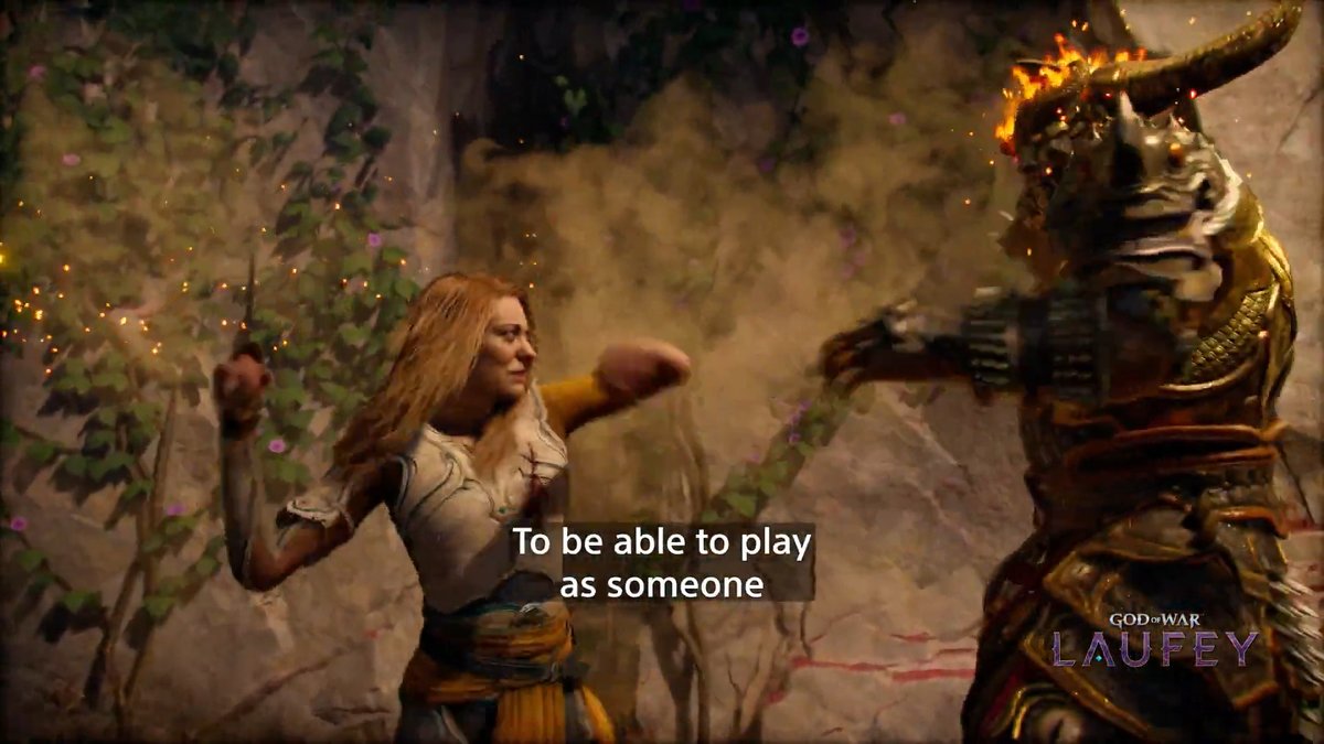 God of War Laufey devs share their thoughts on Faye's scrappy fighting style, and her grit to overcome the odds: