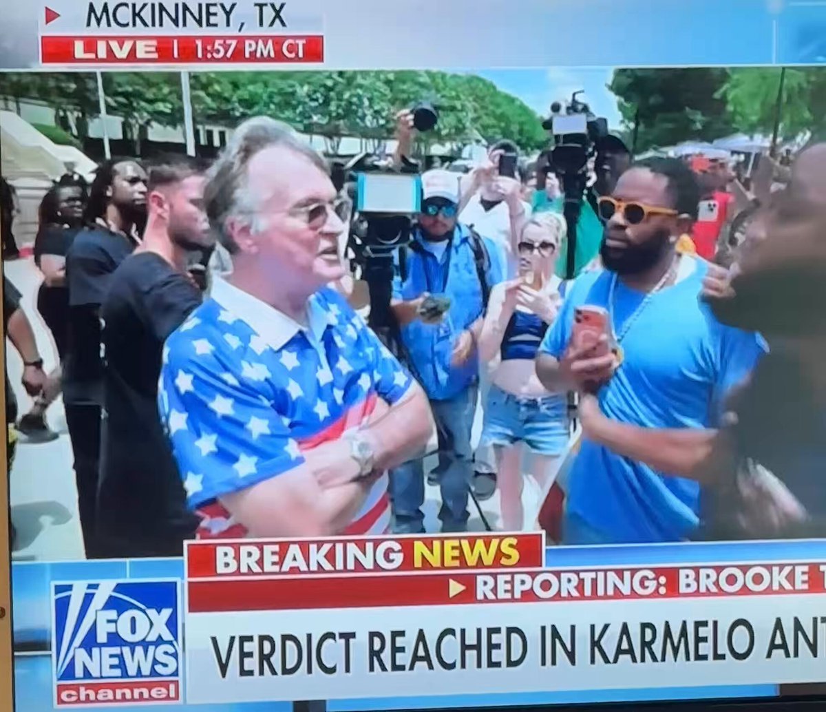 Karmelo Anthony supporters screaming in a White guy’s face right after the verdict was reached. Truly gross.