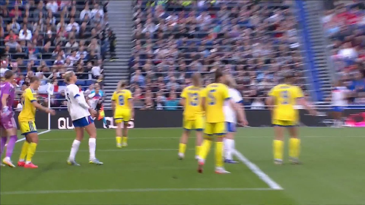 "Never EVER going to do that again in her life" 😅 Kateryna Boklach's lucky save is something else, as she stops England getting ahead against Ukraine