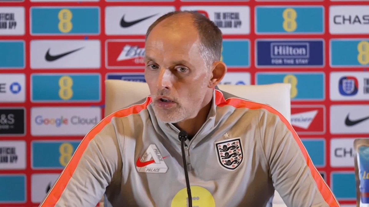 "We had a choice, it was a very easy one and a very quick one." Thomas Tuchel says Declan Rice is "one of the very best midfielders in Europe" after explaining why he chose the Arsenal midfielder as his vice-captain 🏴
