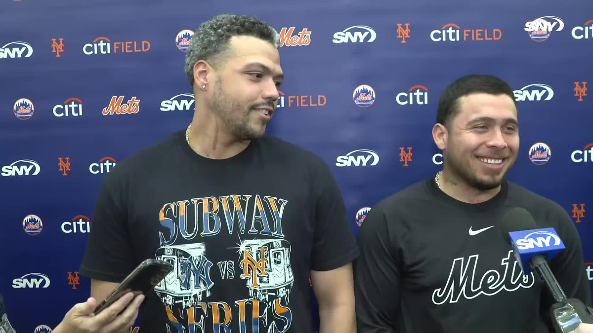 "Thanks to the trainers, thanks to everybody who played a part in it" Francisco Alvarez talks about how he was able to return so quickly from his torn meniscus and says he doesn't have any pain: