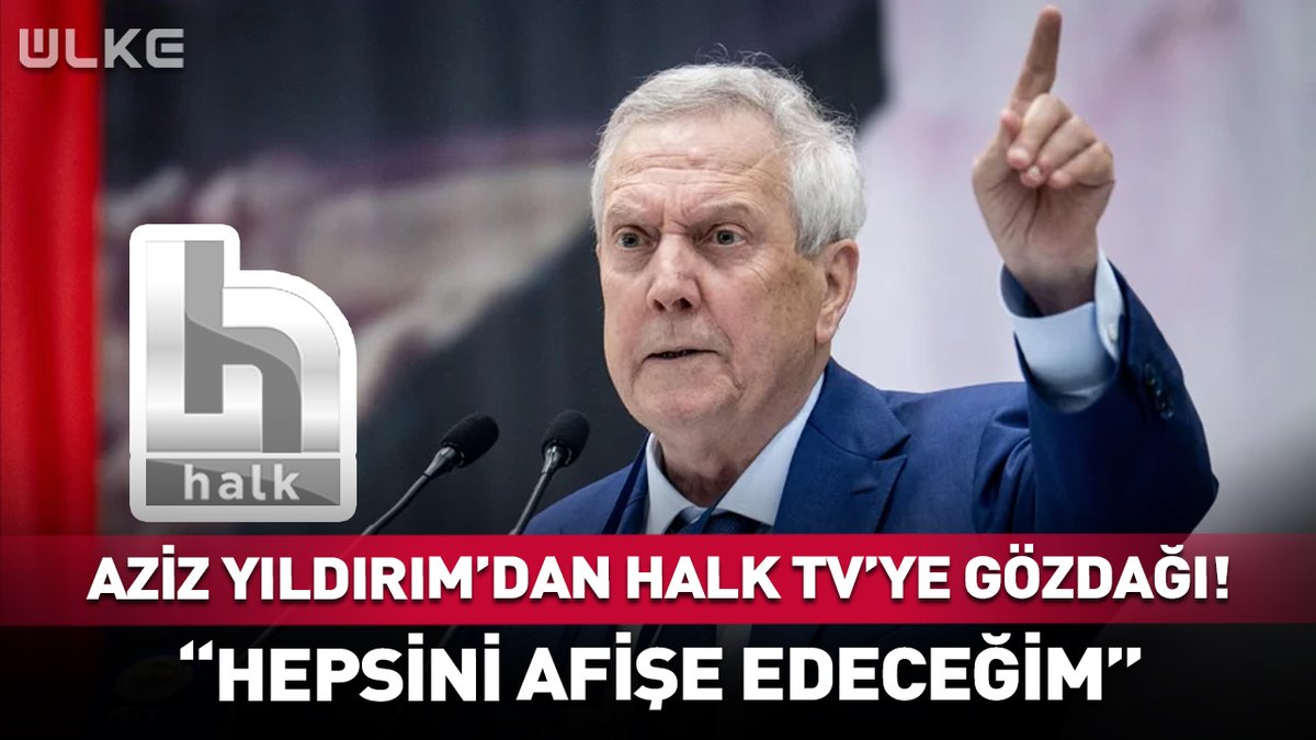 Aziz Yıldırım'dan Halk TV'ye gözdağı!