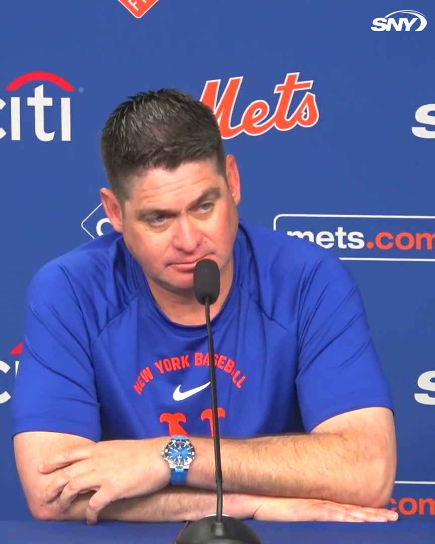 Carlos Mendoza was asked about Ryan Clifford: "He's still got development, he's got to play. If he comes up here, I don't think there's going to be playing time, what he needs right now."