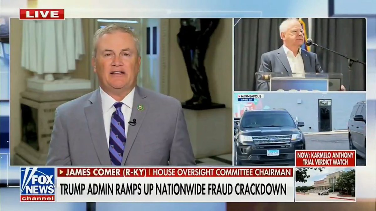VP JD Vance has referred our findings on Minnesota fraud to the Justice Department. Governor Walz and AG Ellison knew about the widespread fraud for years and did NOTHING to stop it. They even retaliated against state employees who tried to report it. Accountability is coming.