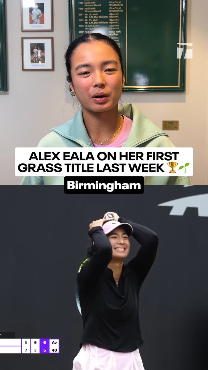 Alex Eala is staying focused 😎🌱