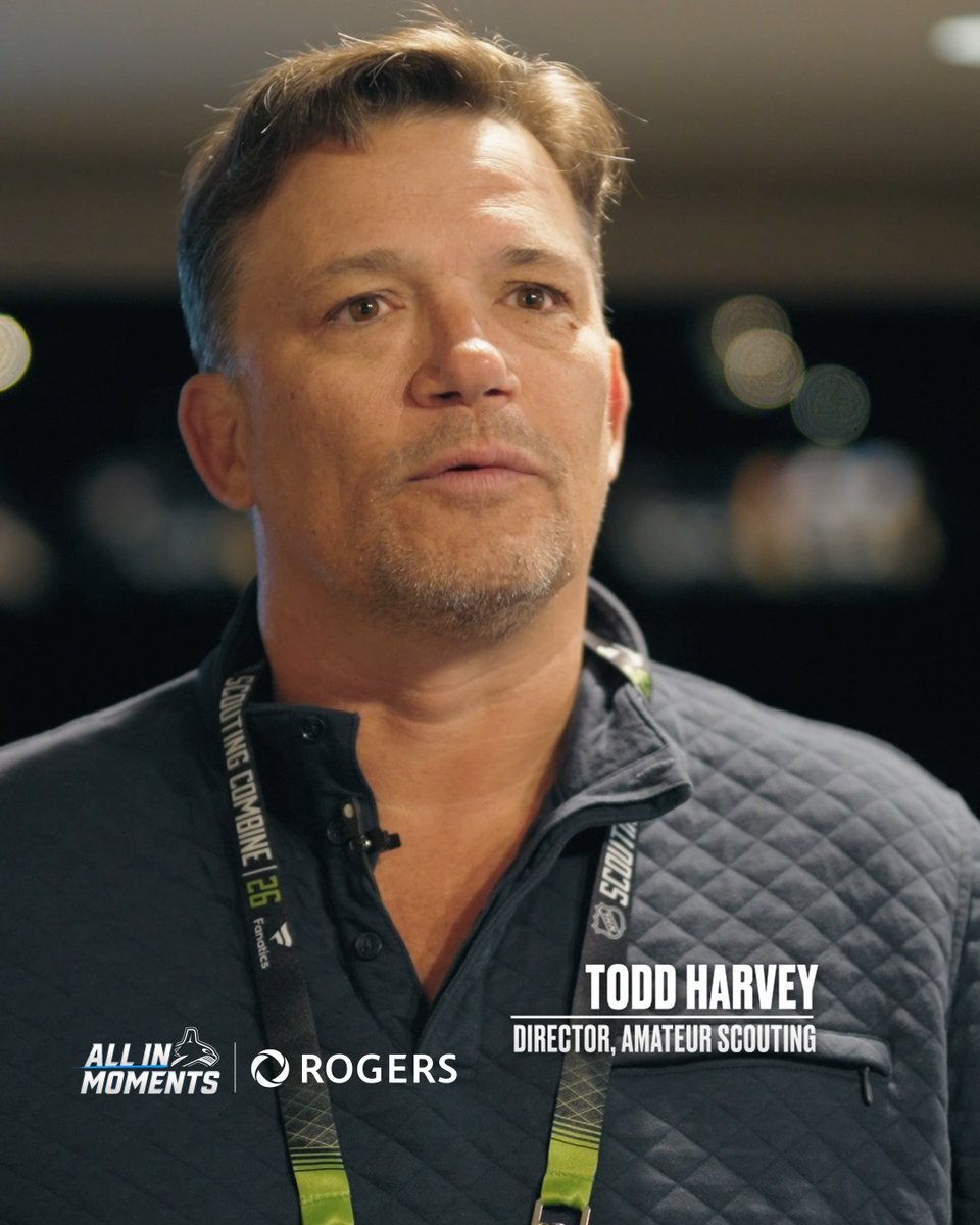 "We're in a good position here. We're going to get a heck of a player to add to our organization." A look into this year's NHL Combine from #Canucks Director of Amateur Scouting, Todd Harvey. #AllInMoments | @rogers