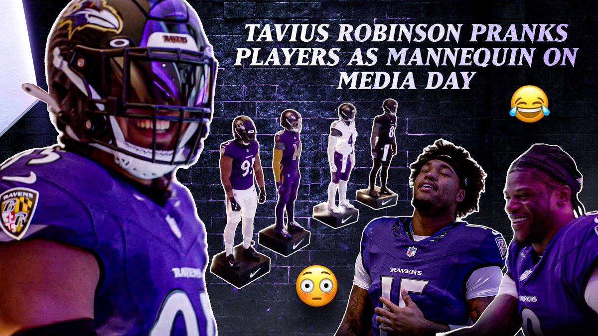 We enlisted Tavius Robinson to play a little prank on his teammates (and a few unsuspecting employees) on Media Day 😂😂😂😂
