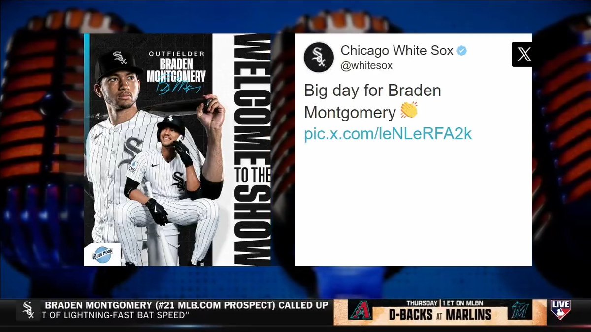 Braden Montgomery just got called up by the White Sox after posting a .970 OPS in the Minor Leagues! Are the South Siders the most exciting watch in the AL? Siera Santos | RyanDempster | Kevin Millar