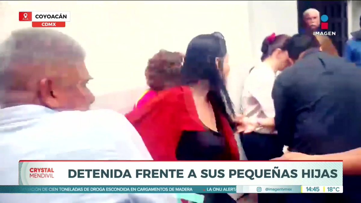 "¡Se las van a llevar!" Detienen a madre frente a sus hijas al salir de la escuela en #Coyoacán, #CDMX. #NoticiasImagen #YoTeVeo #ImagenNoticias con Crystal Mendivil Imagen Crystal