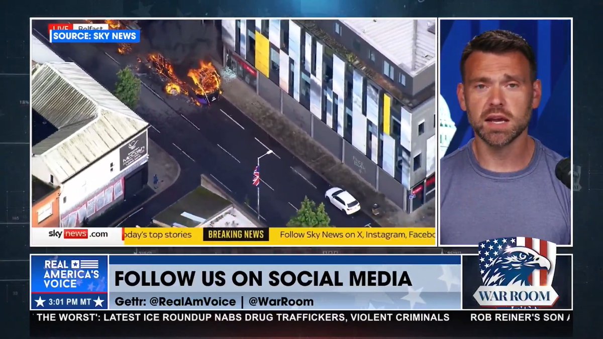BREAKING: BELFAST ERUPTS AFTER ATTEMPTED BEHEADING Jack Posobiec details a reported ISIS-style attack and attempted beheading in Belfast has sparked outrage across Northern Ireland. Bystanders intervened and stopped the suspect before police arrived, intensifying debate over migration and public safety. Bannonās WarRoom
