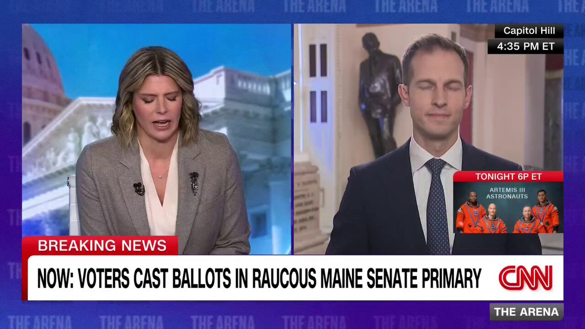 As Democrats in Maine vote for their next Senate candidate, Rep. Jake Auchincloss 🟧 stands by his previous comments on Graham Platner and tells Kasie Hunt: “I don't think Democrats win by accepting a degraded state of affairs.”