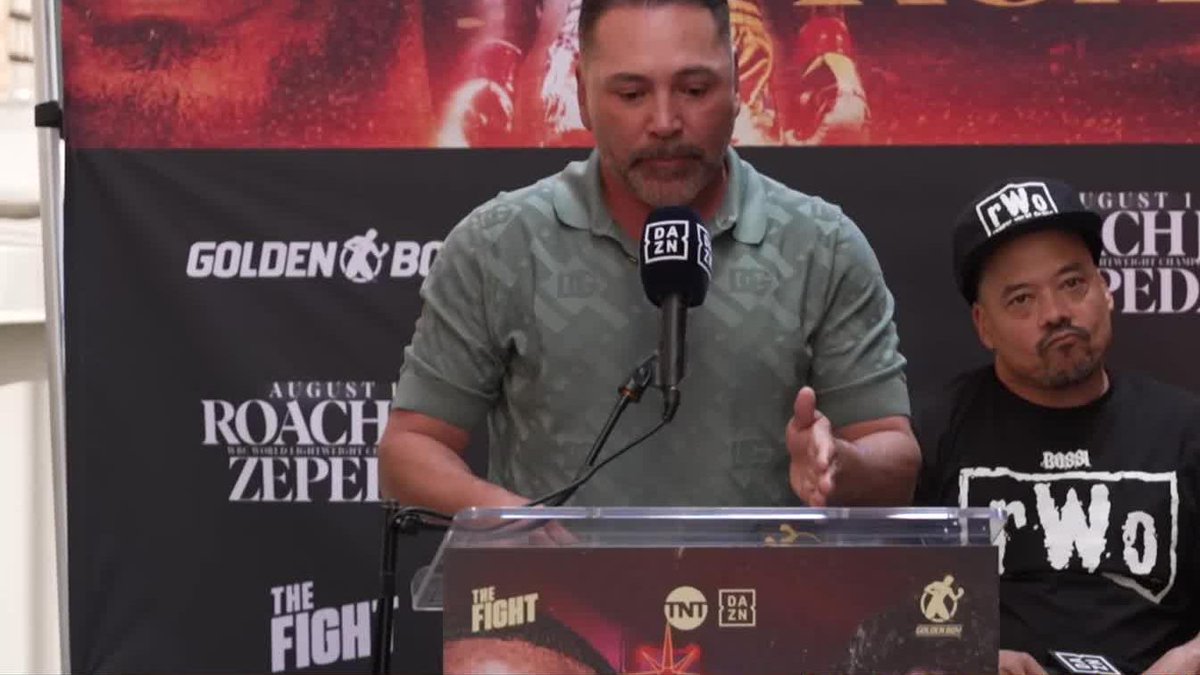Oscar De La Hoya says Lamont Roach beat Tank and Isaac Cruz 😳 #TheFight | #RoachZepeda | Aug 1 | LIVE on DAZN and TNT ▪️