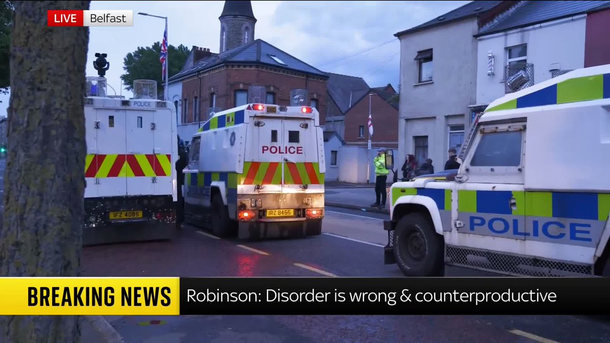 'It's their own communities that are going to be affected by this.' - Police Commentator, Graham Wettone. Protesters have been setting fire to vehicles and bins following the knife attack in Belfast.