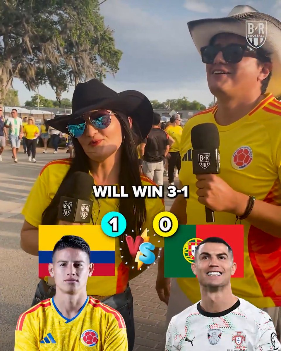 Colombia fans predict the score of their highly-anticipated matchup against Portugal 🇨🇴🇵🇹