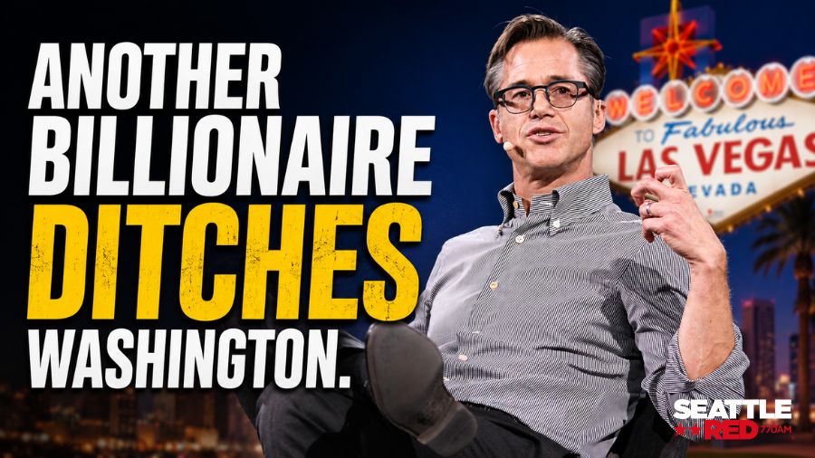 Another Seattle billionaire just walked out the door, and Olympia still won't admit there's a problem. Zillow co-founder Rich Barton is officially a Las Vegas resident after 35 years in Seattle, joining a growing list of ultra-wealthy fleeing Washington's tax regime.