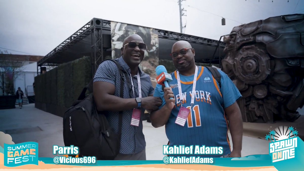 I'm just MINDING MY BUSINESS at Summer Game Fest, and guess who stops by to share his take about the show.