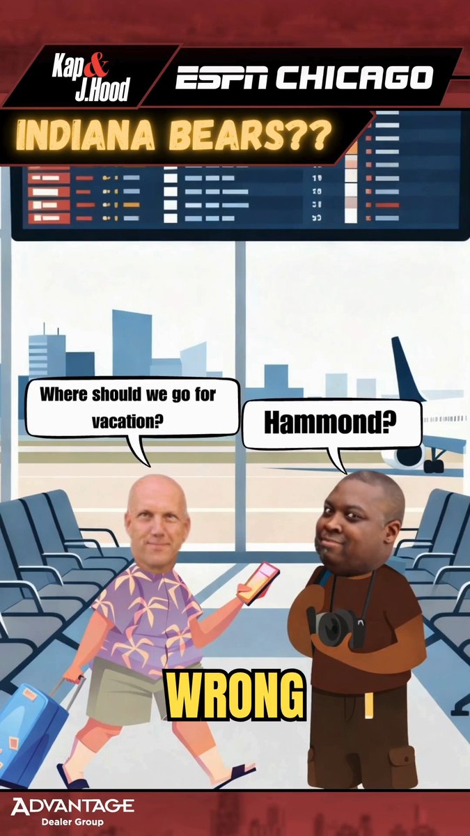 Kap is heated over the Bears’ possible move to Indiana and he’s not taking the bait!! Brought to you by @advantagetoyotariveroaks Find your Advantage at Advantage Dealer Group David Kaplan J-Hood #ChicagoBears #Indiana #KapAndJHood #BearsStadium #Ad