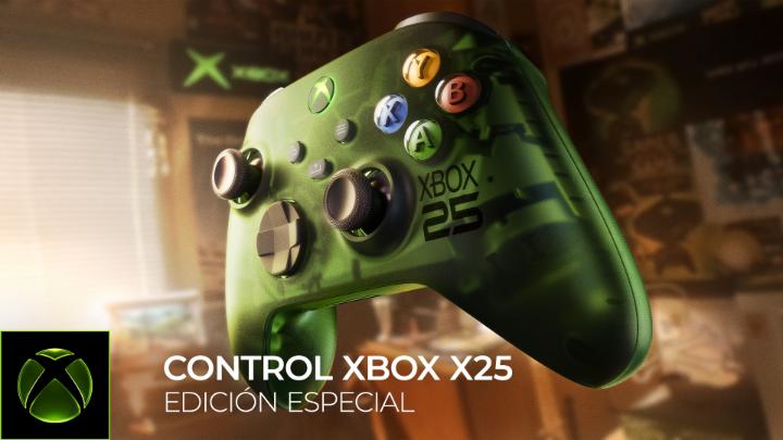 Recuerda el pasado. Vive el futuro. 🎮 Presentamos el control XBOX X25 Edición Especial en verde OG translúcido | #XBOXShowcase