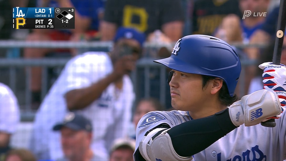 Shohei Ohtani is now hitless in his last 10 against Paul Skenes 😌