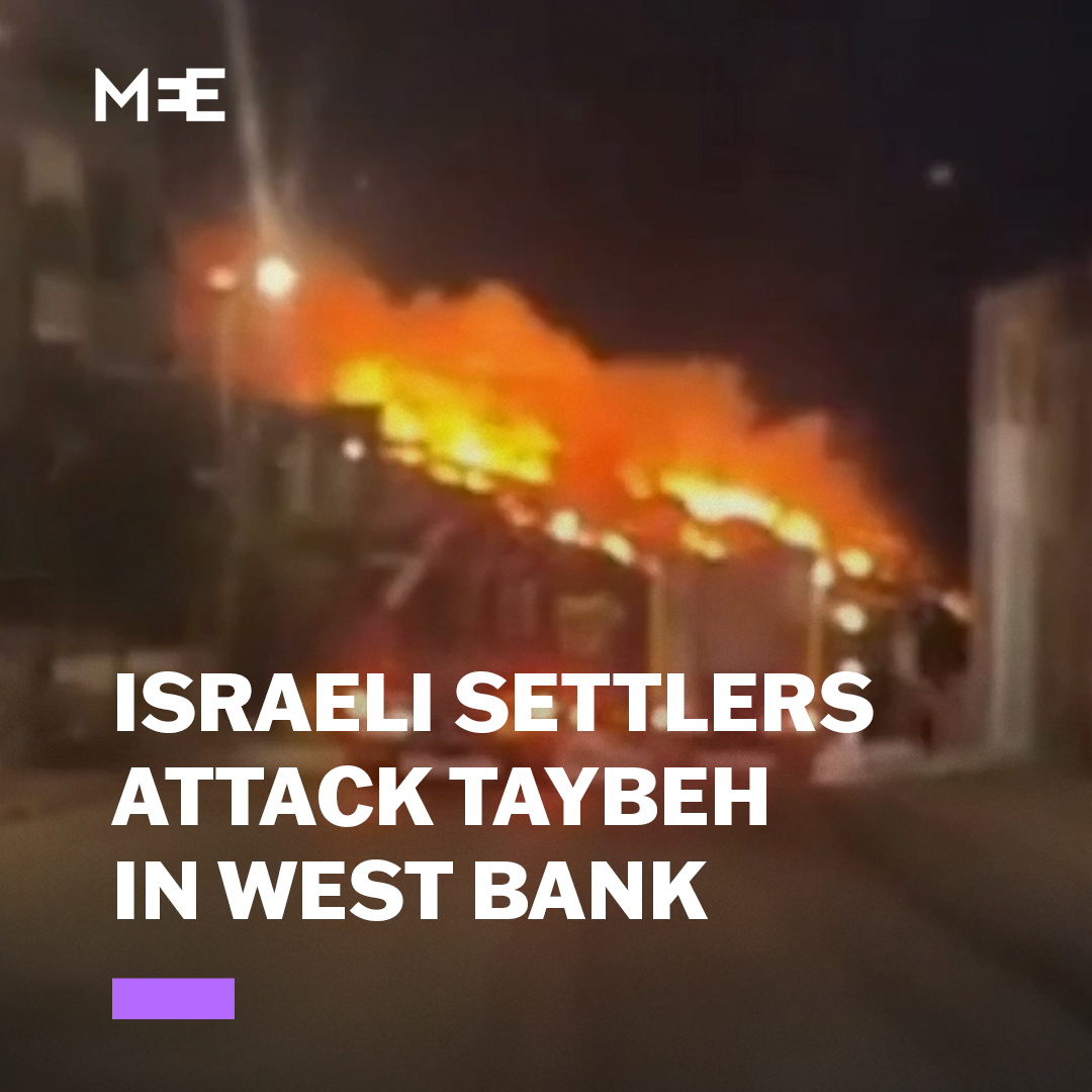 Israeli settlers have attacked the historic Christian village of Taybeh in the occupied West Bank on Tuesday, setting fields on fire and targeting Palestinian homes. Local sources reported that the settlers opened fire on houses and threw Molotov cocktails