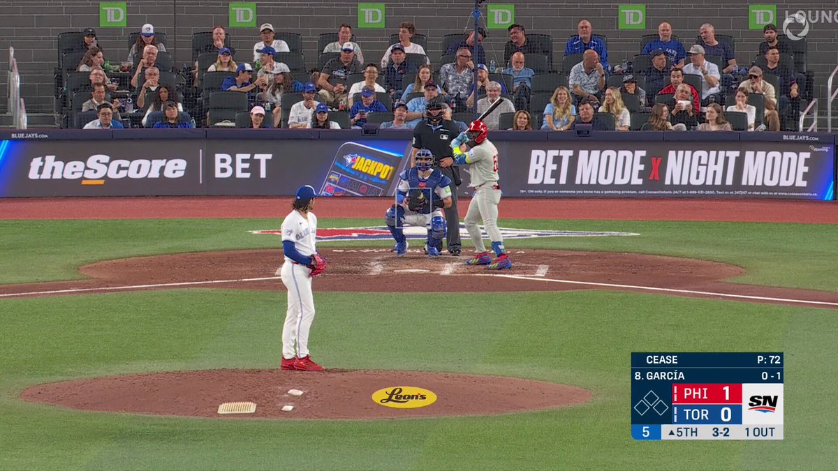 MAKE THAT NINE STRIKEOUTS AND COUNTING FOR DYLAN CEASE ⛽️ 📺: SN1 📲: Sportsnet+