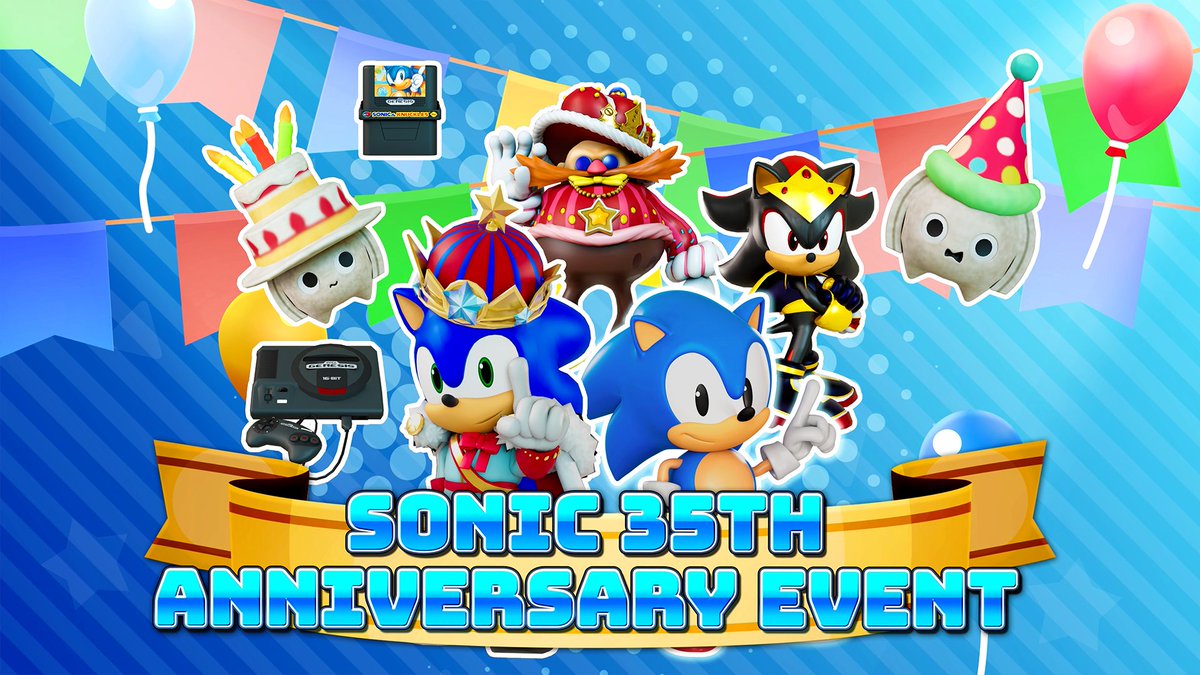 ╲⋱ソニックの誕生日まであと少し➰🔵⋰／ ◤￣￣￣￣￣￣￣￣￣￣￣￣￣￣￣￣￣￣ 6/23のソニックバースデーを記念して ソニック35thアニバーサーリーイベント 6/10(水)17:00より開催決定！ ＿＿＿＿＿＿＿＿＿＿＿＿＿＿＿＿＿＿◢ 開催に先がけてイベントの詳細を動画で公開！ ぜひ視聴してみてね💙
