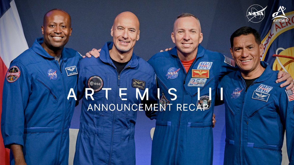 Get ready for Earth joy! Earlier today, we announced the four astronauts who will go to space on Artemis III —and shared the latest updates on the future of NASA Artemis. Learn more about how this mission will set us up to return humanity to the Moon:
