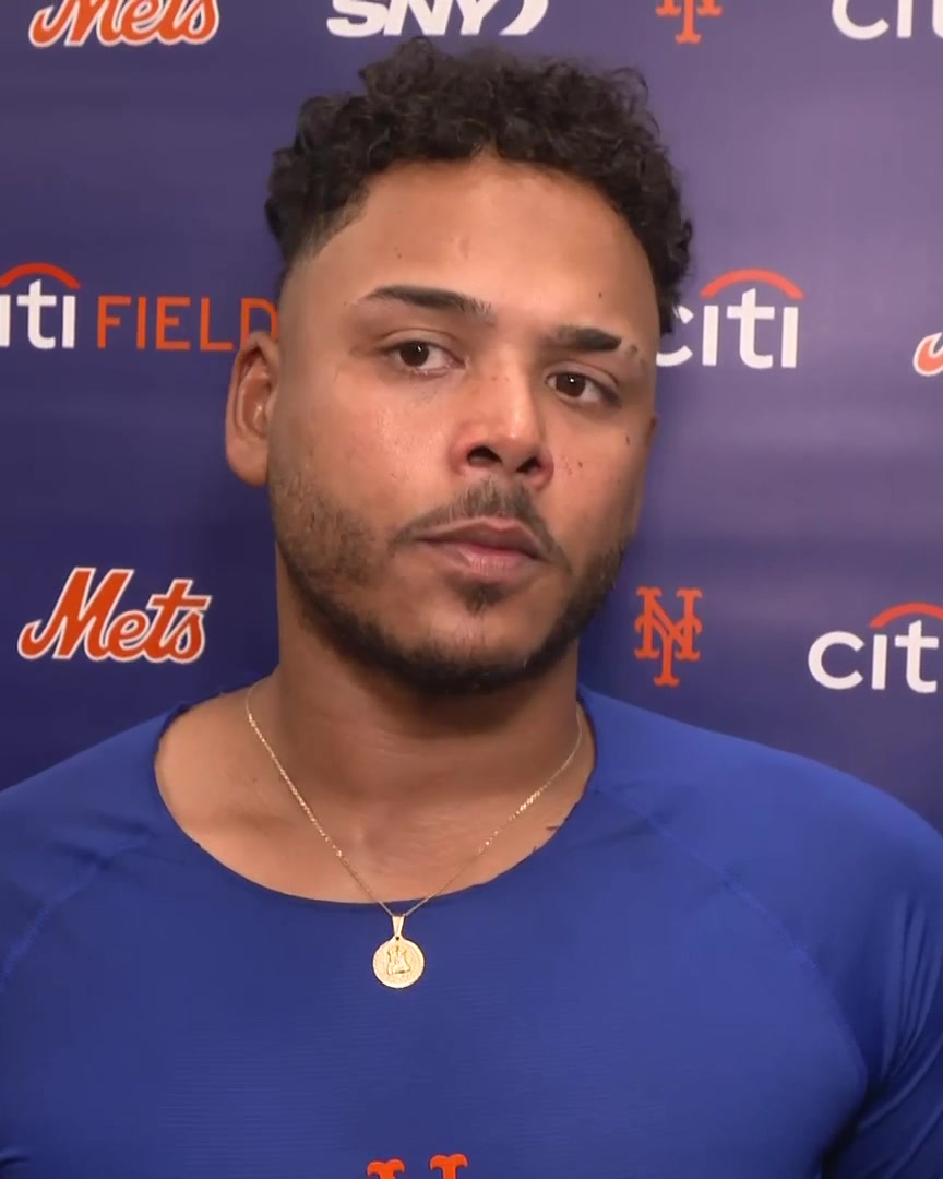 "I have 18, 19 more games in front of me. I just have to keep competing, that's it." Freddy Peralta talks about what he's made of his season so far: