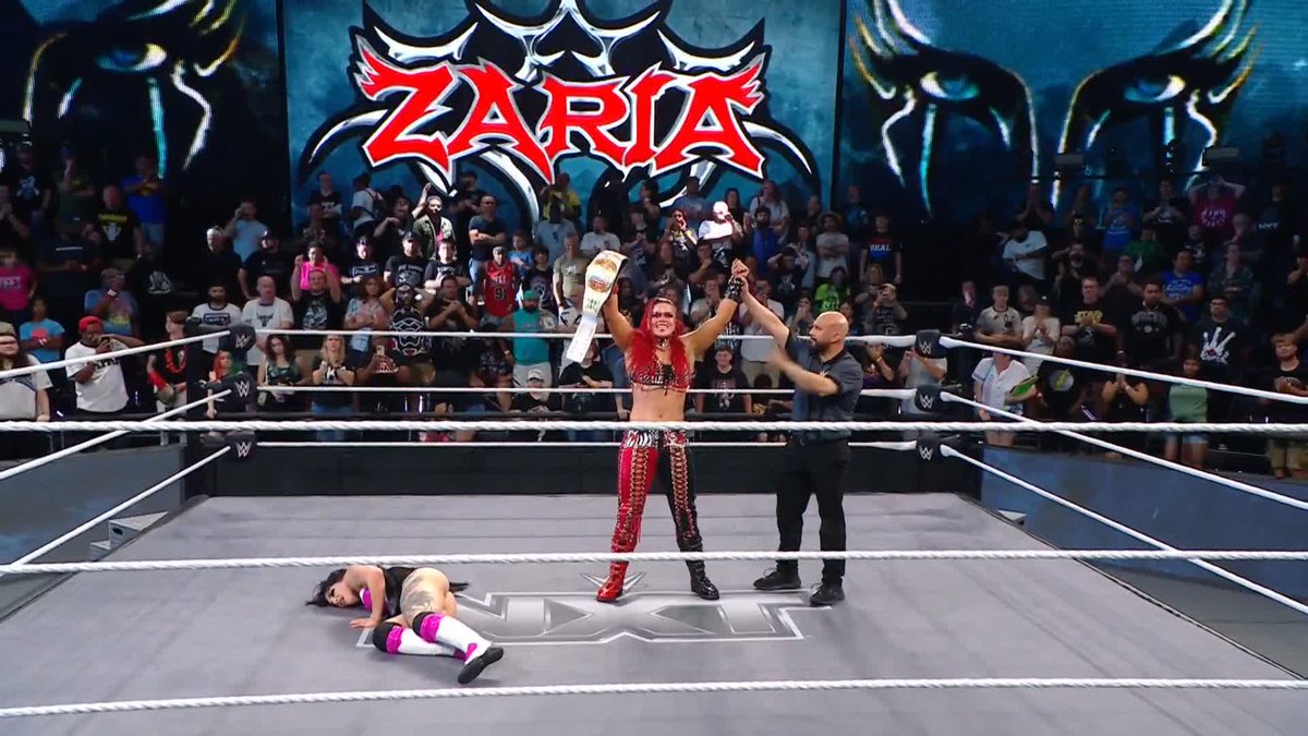 .ZARIA has finally captured the NXT Women's North American Championship! 🏆
