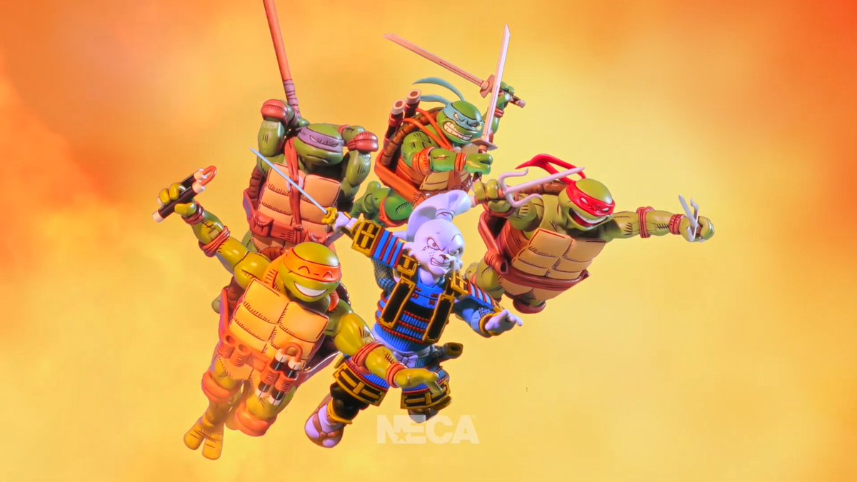 via NECA Teenage Mutant Ninja Turtles x Usagi Yojimbo Action Figures - Stop Motion
