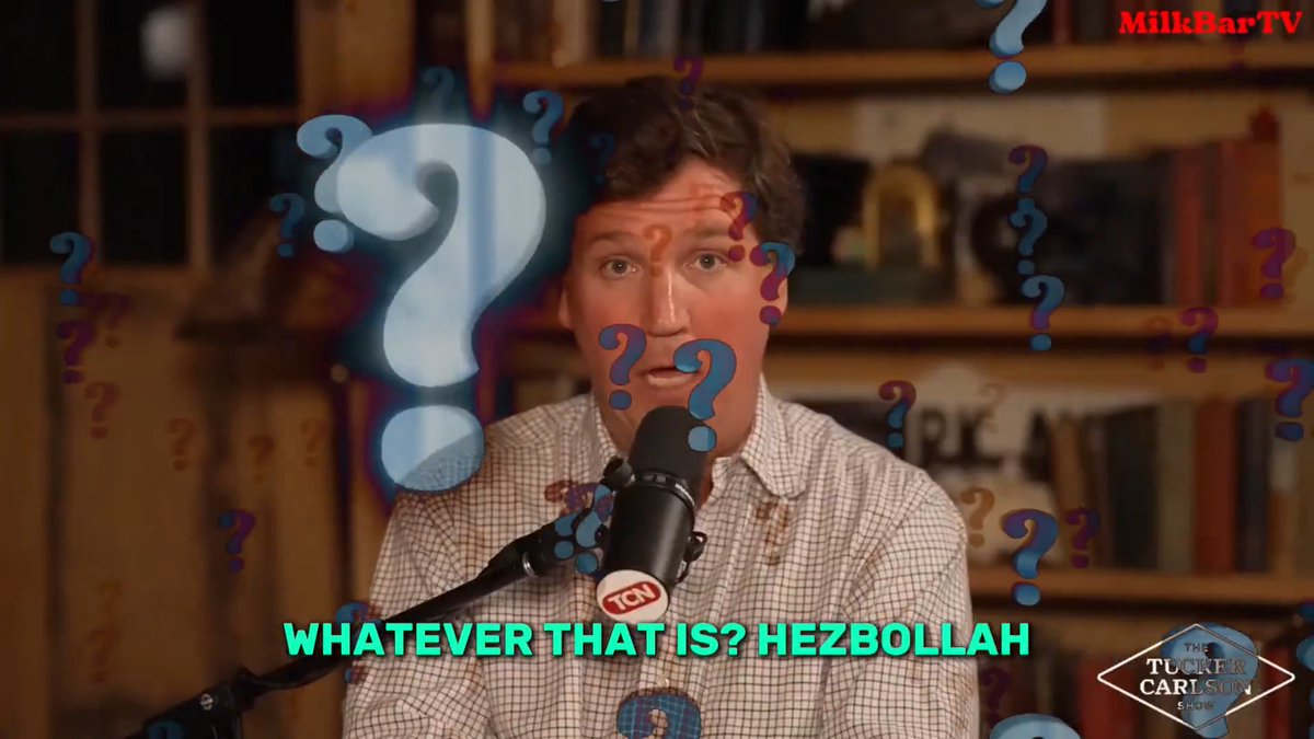 Tucker Carlson not knowing what things mean for 90 seconds.