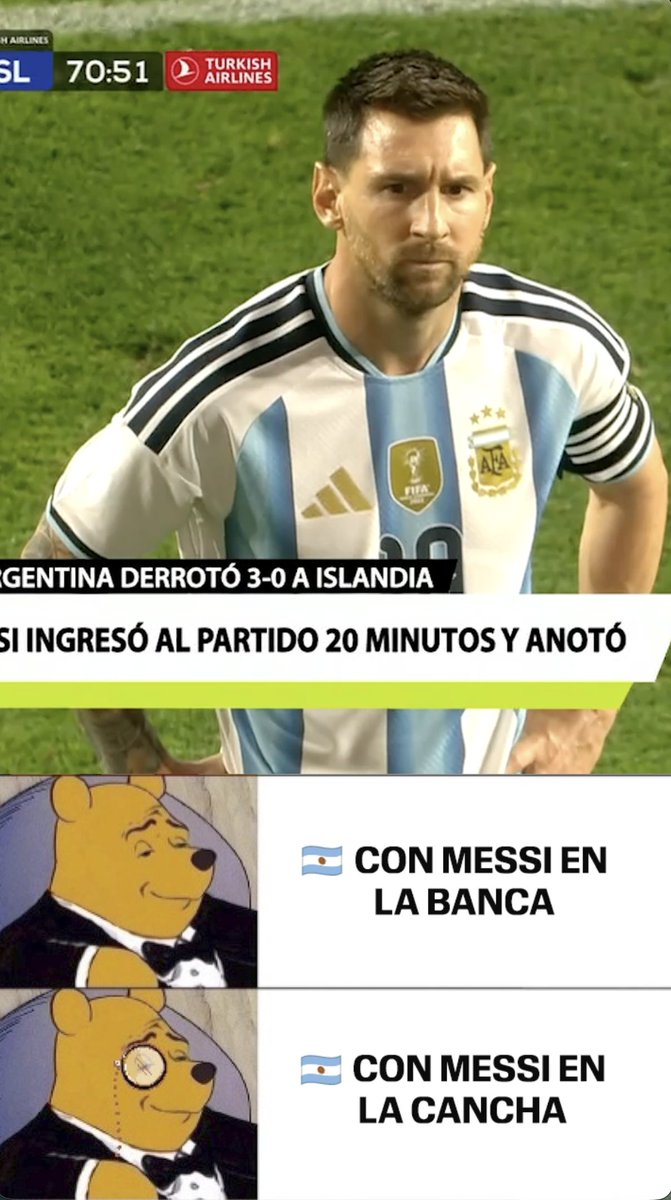 Cuando entró Messi, Argentina simplemente: 🔥❤️🔥