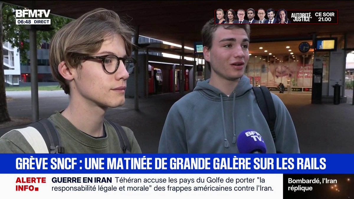 "Merci aux cheminots de maintenir certains trains quand même": les voyageurs s'adaptent en raison d'une grève à la SNCF ce mercredi