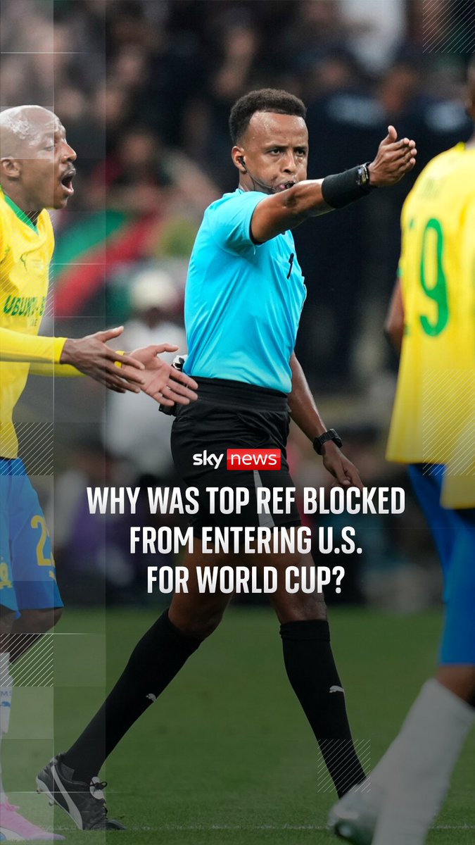 Why was top referee denied entry to the U.S. for the World Cup? @jamesmatthewssky spoke to Andrew Giuliani, the White House's top official for the World Cup, with less than 48 hours to go until the tournament kicks off