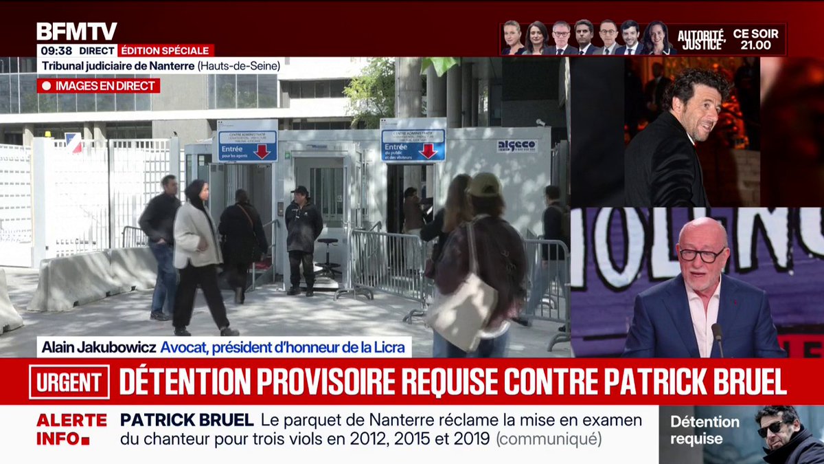 Affaire Patrick Bruel: "Personne n'est à l'abri de la justice", rappelle Alain Jakubowicz, avocat et président d’honneur de la LICRA