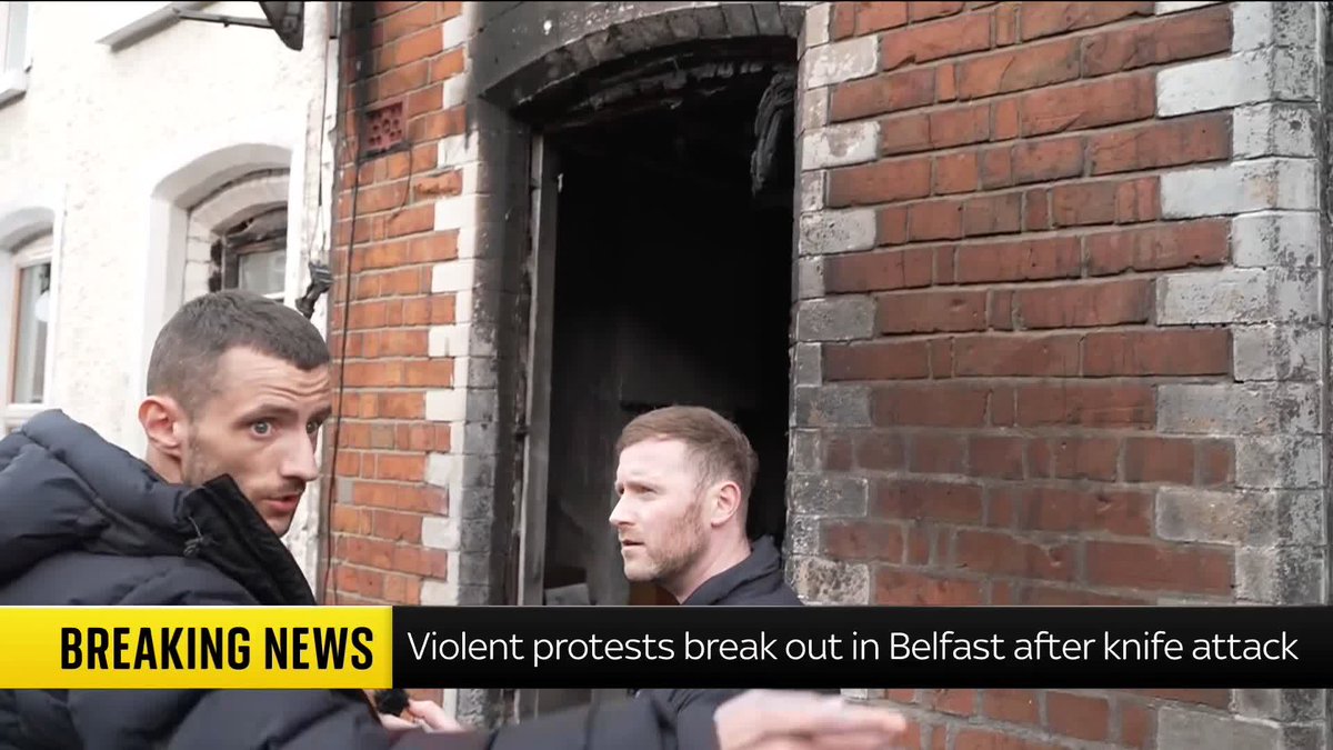 "They've done it to one of their own" Sky's Connor Gillies spoke to Jamie Corry, the resident of one of the houses that caught fire in the violent protests that took place in Belfast last night.