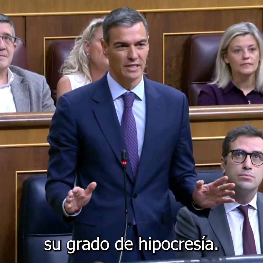 Del partido de la Púnica, de la Gürtel, de la Kitchen y de Marcial Dorado, lecciones ninguna. El problema del señor Feijóo es que no tiene voz propia. Es la voz de sus amos: los que no quieren que se refuerce el Estado del bienestar. Llevan 8 años con una oposición marrullera. Mientras, nosotros seguiremos gobernando para mejorar la vida de la gente.