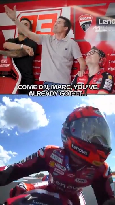 Being Marc Márquez's father is not easy, right Julia? 😅 #HungarianGP 🇭🇺
