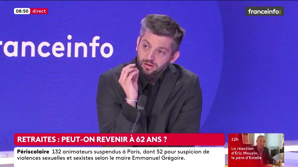 🔴 Retraites : revenir à 62 ans ? ➡️ "Nous y tenons fortement […] Ce ne sera pas le même âge pour tout le monde […] Nous sommes pour l’abrogation de la réforme Borne, donc (l'âge légal) c’est 62 ans", dit Marine Tondelier, secrétaire nationale des Les Écologistes