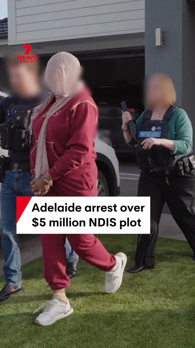 BREAKING: Federal police have arrested an Adelaide woman over an alleged plot to defraud $5 million from the NDIS. The 48-year-old who works for the National Disability Insurance Agency was arrested at a Blakeview home after a three-month-long investigation. It is alleged she gained unauthorised access to protected records of 40 NDIA participants and submitted fraudulent claims on their behalf including for her own family members, pocketing $53,000 from a local provider as part of a total alleged $5 million plot. Search warrants have also been executed at a Mawson Lakes home and a Prospect business where several electronic devices have been seized.